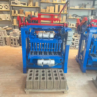 Production de briques populaires au Ghana : Machine à fabriquer des briques 4-35, machine de formage de blocs de ciment personnalisable