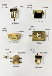 Chiusura a scatto per borsa da <span class=keywords><strong>donna</strong></span> accessori per borsa in metallo all'ingrosso - Product Image 5