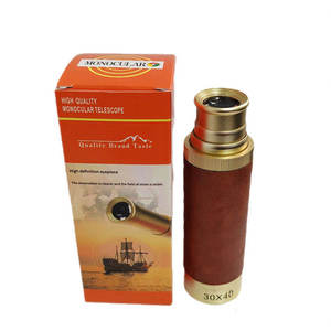 Brass Antique Monocular 30X40 Waterproof Portable Folding HD Zoom Retractable <b>Telescope</b> for <b>Outdoor</b> Hunting with Optical Lenses - Product Image 6