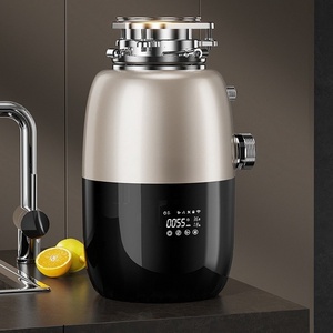 Broyeur de déchets alimentaires à alimentation continue 1580W à fréquence variable avec réversement automatique et entrée d'eau intelligente - Product Image 1