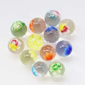 16mm murano lampwork handmade glass marbles ball children toys gift