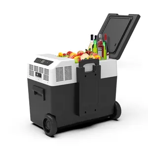 Réfrigérateur de voiture Antuncle 40 L réfrigérateur congélateur portable compresseur de courant alternatif 12V 24V réfrigérateur pour activités de plein air