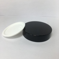 100g Braune Cremeglas-Dosen Bernsteinfarbene Kosmetikgläser mit Schwarzem Kunststoffdeckel für Parfüm-Aufbewahrung und Verpackung