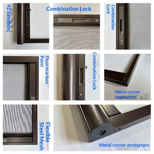 Ventana Enrollable Retráctil Personalizada con Marco de Aluminio, Malla de Acero Inoxidable 304, Diseño Moderno con Cierre Vertical - Product Image 3