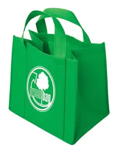 Di Vendita caldo Biodegradabile Polipropilene Pianura Tessuto Non Tessuto Tote Bag Eco Non Tessuto Shopping Bag Tote Sacchetto di Tessuto Non Tessuto Da da cucire