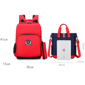alta calidad durable de gran capacidad 3 piezas cómoda almohadilla trasera luz peso mochila para la escuela de los niños - Product Image 3