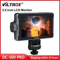 VILTROX DC-550 Pro Moniteur de Caméra Portable Professionnel 5,5 Pouces à Écran Tactile avec LUT 3D pour Studio et Réalisateur sur le Terrain