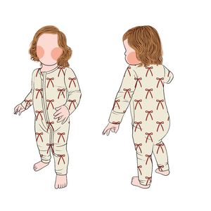 热销高品质个性简约精品竹子敞篷婴儿睡衣儿童双向拉链 - Product Image 2