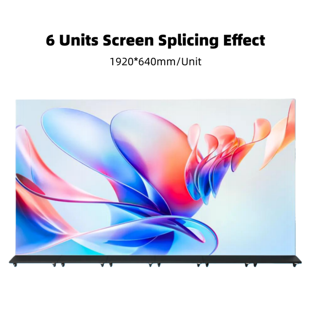 Foldable LED Poster Screen Mobile up Down Folding System Expandable Digital Video Wall Solution Exhibition Rental Presentation