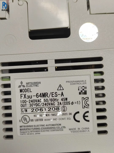 FX3U-64MR/ES-A PLC ตัวควบคุมลอจิกแบบตั้งโปรแกรมได้ โมดูลควบคุมระบบอัตโนมัติทางอุตสาหกรรม ตัวควบคุมแบบตั้งโปรแกรมได้ที่มีความเสถียรสูง - Product Image 1