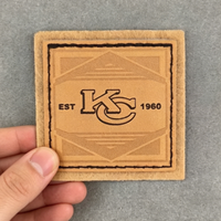 Écussons personnalisés en cuir véritable, rectangulaires, pressés à chaud, écologiques, pour vestes en jean, étiquettes à coudre sur vêtements, vente en gros OEM