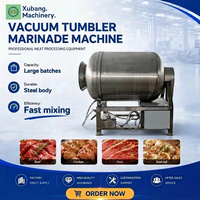 Machine à tambour rotatif sous vide haute vitesse pour l'émulsification de pâtes de viande et la préparation de garnitures de légumes et de viande