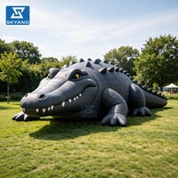 Crocodile gonflable : Modèles animaux, sculptures de zoo, spectacles de scène, décoration publicitaire