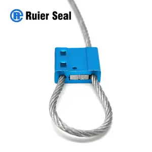 REC103 Pull Tight Wire Cable Security Seals With Number And Logo