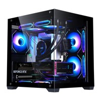Caja de PC para Juegos OEM Micro Matx Itx Mid Tower, Vidrio Templado con Ventilador para PC, Blanco M275 Matx Boitier Gabinete PC