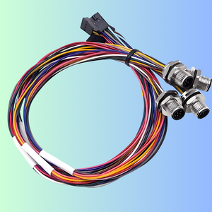 맞춤형 전문 와이어 7핀 DIN 케이블 어셈블리 암 플러그 IP66 알루미늄 도체 110/220V 100% QC 검사 공장 - Product Image 1