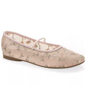 High Quality Elegant Women's Mesh Flat Slip-on Closed Toe Round Toe Ballet Flats Breathable Cushioned Insole Sandals Boat <b>Shoes</b> - Product Image 2