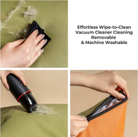 Lit de luxe pour chien et chat, portable, imperméable, résistant à la saleté, lavable, housse amovible, toutes saisons, accessoires pour animaux de compagnie, en cuir