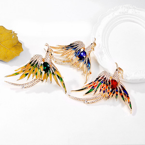 Broches Elegantes y Dulces con Diseño de Aves para Chicas, Broches Glamurosos para Mujeres, Accesorios Chic al por Mayor - Product Image 1
