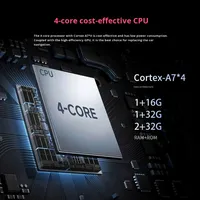 Sınır Ötesi Özel Android Merkezi Kontrol Ekranı 5 inç 12V Taşınabilir Araç Navigasyonu Hepsi Bir Arada HD Akıllı İnternet Bağlantılı