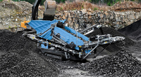 Équipement minier de machine de scalping de grande capacité d'écran mobile lourd