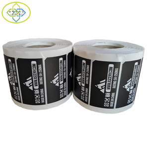 Tùy Chỉnh In Ấn Nhãn Matte Màu Đen Nhôm Không Thấm Nước Vinyl Cảnh Báo Nhãn Thiết Bị Điện Cuộn Sticker CE Nhãn - Product Image 6