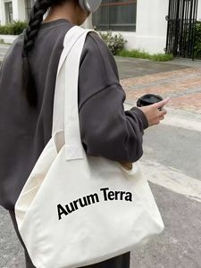 Wholesale Custom Logo Printed Eco-Friendly Sublimation Blanks Fashion Style Cotton Canvas Shoulder Tote Bags - Product Image 2