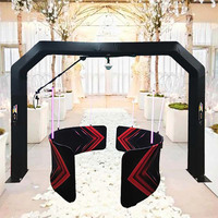 Kiosque à selfies avec cabine photo 360° en hauteur, logiciel Sky360, contrôle à distance pour appareils photo reflex, smartphones et iPad, construction métallique