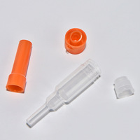 En stock – Flacons compte-gouttes en PP de 4 ml et 7 ml pour poudre et liquide, contenants de sérum vides auto-scellants et matériaux d'emballage
