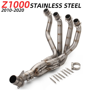 Tubo de escape 4 en 1 para <span class=keywords><strong>Kawasaki</strong></span> Z1000, Colector de cabezales, salida única <span class=keywords><strong>2010</strong></span> ~ 2020 Z1000 <span class=keywords><strong>Ninja</strong></span> <span class=keywords><strong>1000</strong></span> - Product Image 3