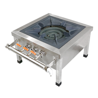Peralatan Dapur Restoran Komersial Counter Top 6 Tungku Kompor Gas Stainless Steel 24'' Griddle Salmander