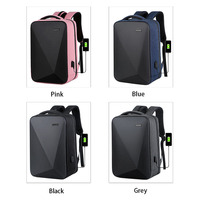 Nouveauté Sac à dos étudiant antivol en EVA rigide, durable, avec port USB, imperméable, pour ordinateur portable, pour hommes