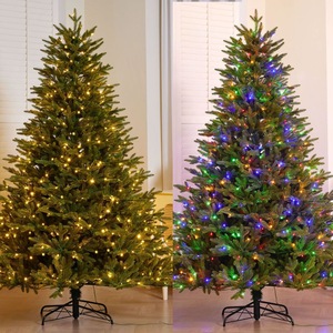 Arbre <span class=keywords><strong>de</strong></span> <span class=keywords><strong>Noël</strong></span> automatique <span class=keywords><strong>de</strong></span> luxe <span class=keywords><strong>pré</strong></span>-éclairé en PE+PVC avec lumières LED, base autoportante, écologique et <span class=keywords><strong>de</strong></span> haute qualité, fabriqué par l'usine Yi Wu - Product Image 4