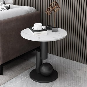 Stein-Couchtisch-<span class=keywords><strong>Set</strong></span> Moderner Minimalistischer Mobiler Beistelltisch für Wohnzimmer Luxuriöses Design Eck-Beistelltische - Product Image 2