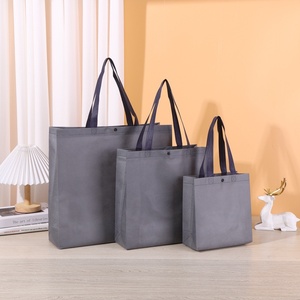 Bolsas de compras no tejidas de estilo ecológico duraderas, espaciosas y elegantes para compras diarias y exposiciones reciclables - Product Image 1