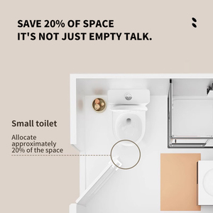 Articoli sanitari moderni, ceramica di piccole <span class=keywords><strong>dimensioni</strong></span>, salvaspazio, risparmio di acqua, potente sciacquone in ceramica - Product Image 4