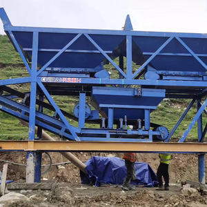 Neue Betonmischanlage PLC-Ziegelherstellungsmaschine 35cbm Pro Stunde Kapazität Betonmischer Zement-Betonmischanlage Dosieranlage - Product Image 3