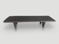 Meubles en bois, ensemble de Tables de salon, Table basse carrée de luxe en bois massif noir