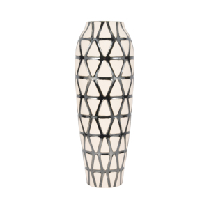 Vaso in Ceramica Contemporaneo, Elegante Vaso per Fiori per Soggiorno, Camera da Letto, Ufficio - Product Image 1