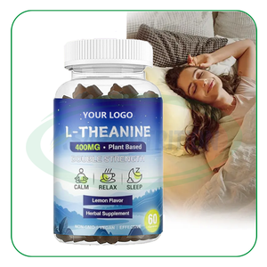 OEM L Theanine Aid Suplementos Extracto de té verde Gummy Sleep GABA Melatonina L-theanine Gummies - Product Image 1