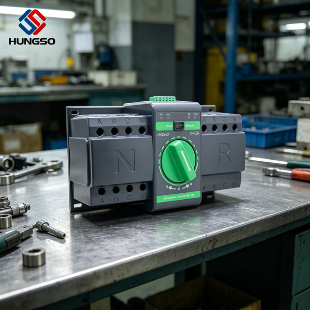 Fast Transfer ATS Switch 2P 63A for Hospital industrial Equipment