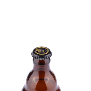 16 oz pas cher personnalisé ambre brun en gros 16 oz bouteilles de bière en verre 500 ml bouteille en verre bière 500 ml avec - Product Image 4