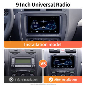 Grandnavi 2din 9 pouces Android 14 4G 64G sans fil Carplay Android Auto BT WIFI <span class=keywords><strong>GPS</strong></span> WIFI FM AM RDS écran tactile pour voiture <span class=keywords><strong>volkswagen</strong></span> - Product Image 3