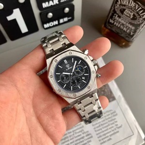 X-GEQCK Nuovo Orologio Automatico da Uomo con Tre Quadranti e Sei Lancette, Fasi Lunari, Cinturino <span class=keywords><strong>in</strong></span> <span class=keywords><strong>Acciaio</strong></span> Inossidabile, <span class=keywords><strong>Orologi</strong></span> di Lusso per la Moda Maschile - Product Image 4