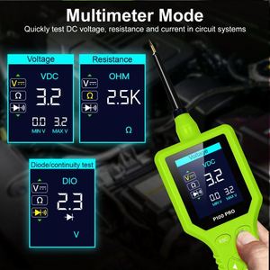 Testeur de circuit automobile TOPDIAG P100 PRO 9-30V, outil de diagnostic multifonctionnel du système électrique automobile, sonde de puissance, testeur de circuit - Product Image 3