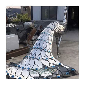 Abstract Levensgrote Roestvrijstalen Panterstandbeeld Glanzende Spiegel Gepolijst Metaal Op Maat Moderne Dierenkunst Luipaard Sculptuur - Product Image 4