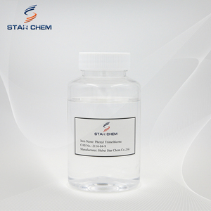 Fabricante Chino de Fenil Trimeticona <span class=keywords><strong>CAS</strong></span> 2116-84-9, Aceite de Silicona Fenílica Puro, Aditivo Químico para el Cuidado del Cabello, Alto Índice de Refracción - Product Image 4