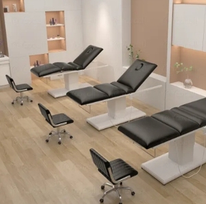 Cama de Spa Eléctrica Moderna de Acero Inoxidable con 3 Motores y Reposacabezas Fijo para Uso en Salón - Product Image 3