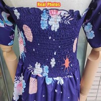 Robe tube sexy à épaules dénudées, robe à imprimé floral, robe élégante pour femmes, robe de soirée plissée d'été, robe maxi