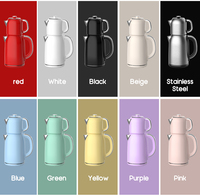 Théière turque avec poignée contrôle par écran tactile fonction de température Samovar bouilloires électriques en acier inoxydable nouveau design